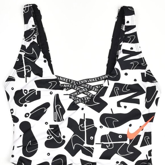 Nike Sneakerkini One Piece U Back Swimsuit - M - Picture 3 of 9